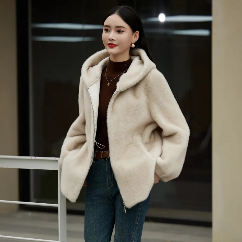 Hang Yi Court Velvet feel Coat Women's-1