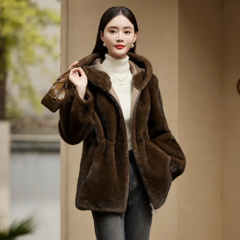 Hang Yi Court Velvet feel Coat Women's-10