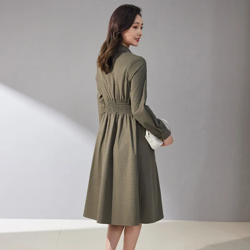 Hang Yi Court Long Sleeved Dress Women's-7