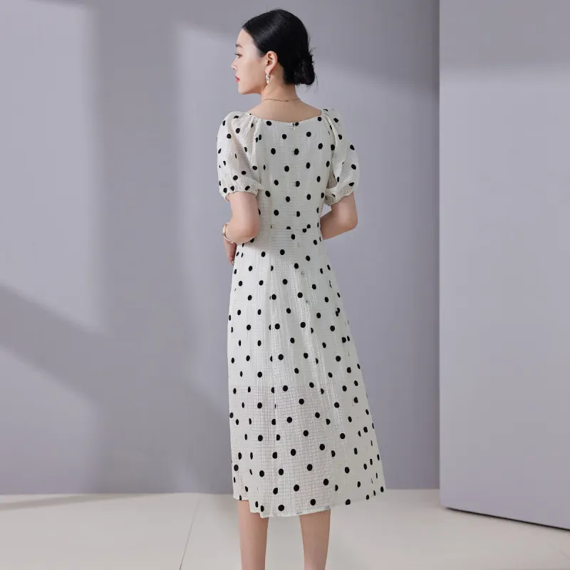 Hang Yi Court Short Sleeved Dress Women's-1