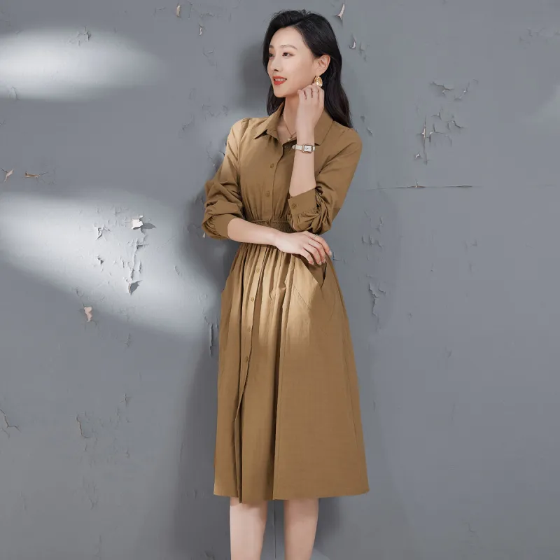 Hang Yi Court Long Sleeved Dress Women's-5