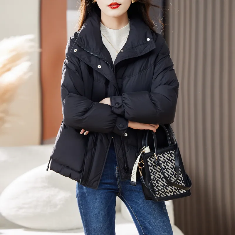 Hang Yi Court Down Jacket Women's Black-5