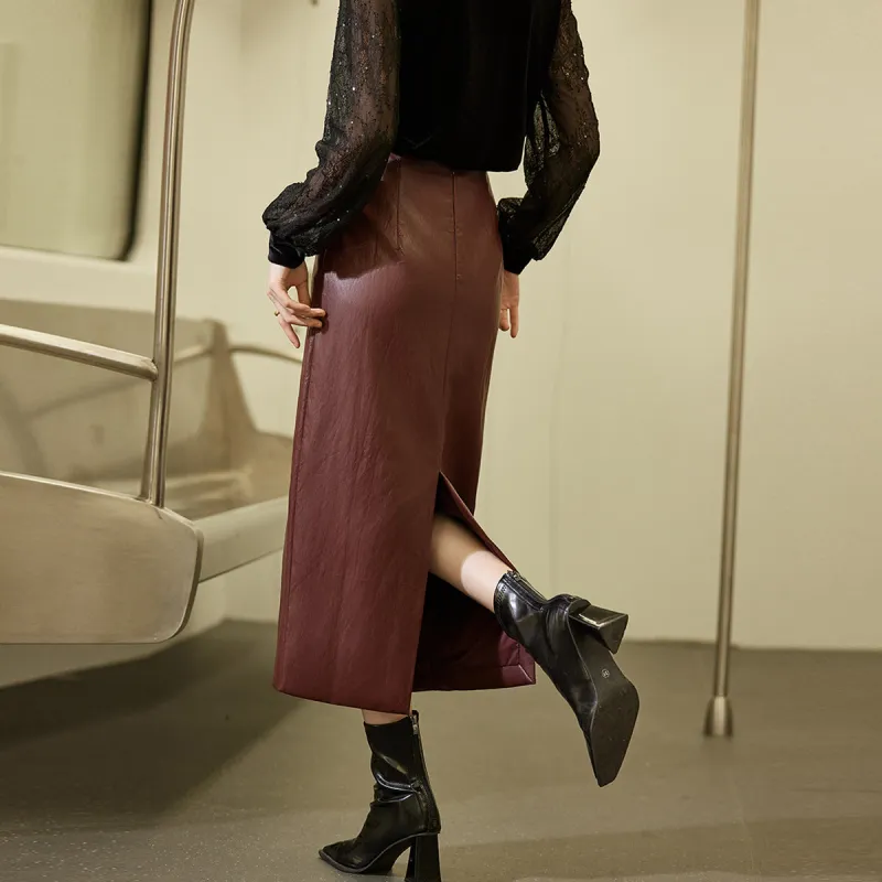 Hang Yi Court Casual Long Skirt Women's-1
