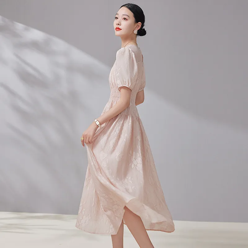 Hang Yi Court Short Sleeved Dress Women's-1