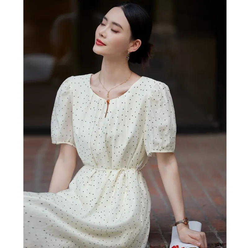 Hang Yi Court Short Sleeved Dress Women's-2