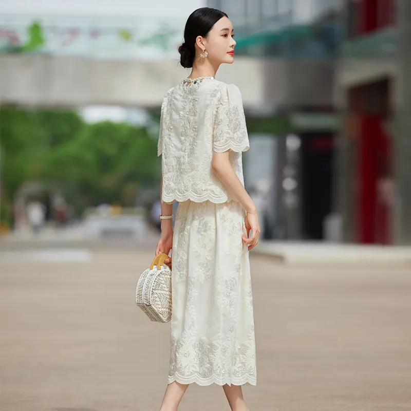 Hang Yi Court Skirt Set Women's-1