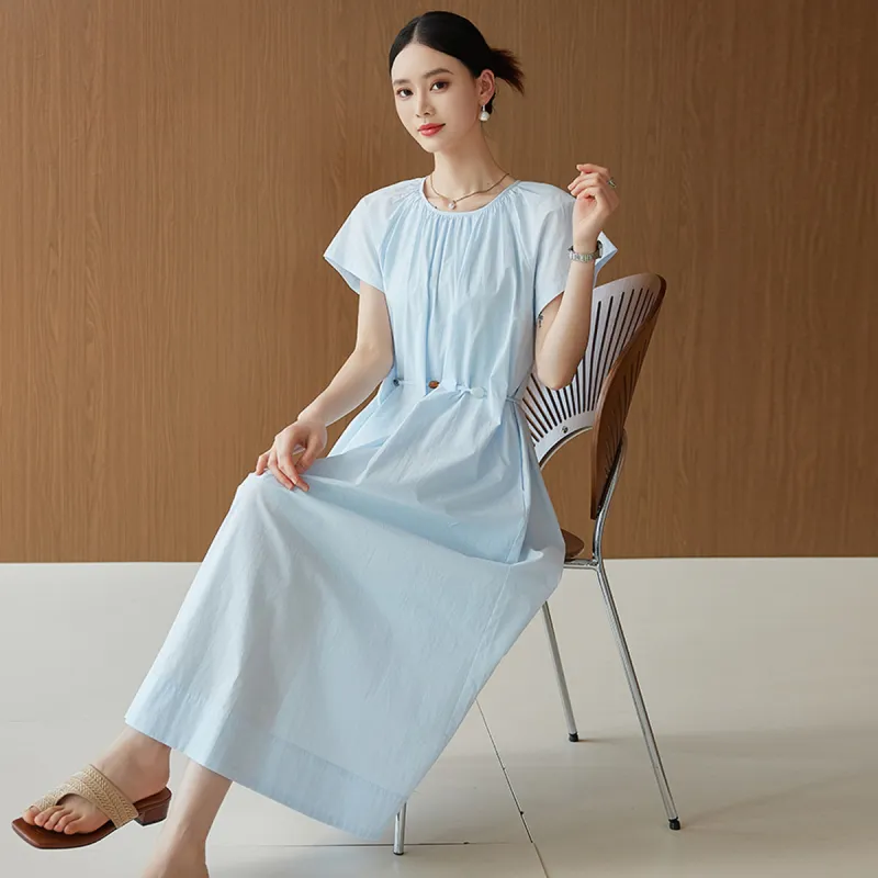 Hang Yi Court Short Sleeved Dress Women's-5
