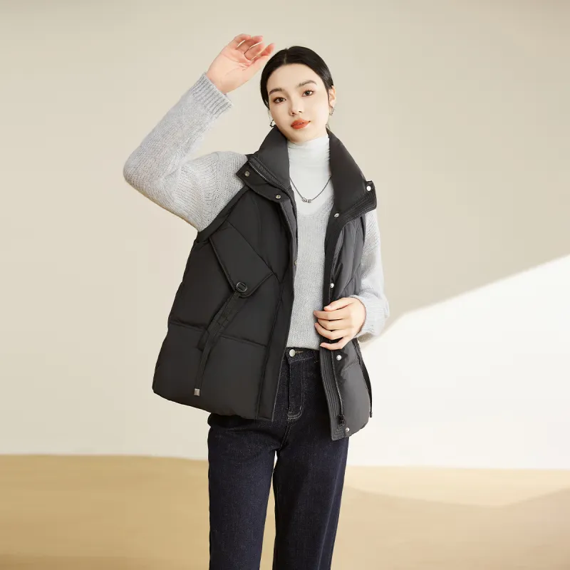 Hang Yi Court Down Jacket Women's Black-4
