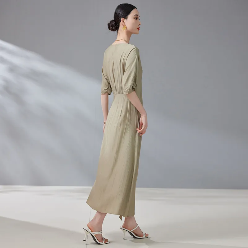 Hang Yi Court Short Sleeved Dress Women's-1