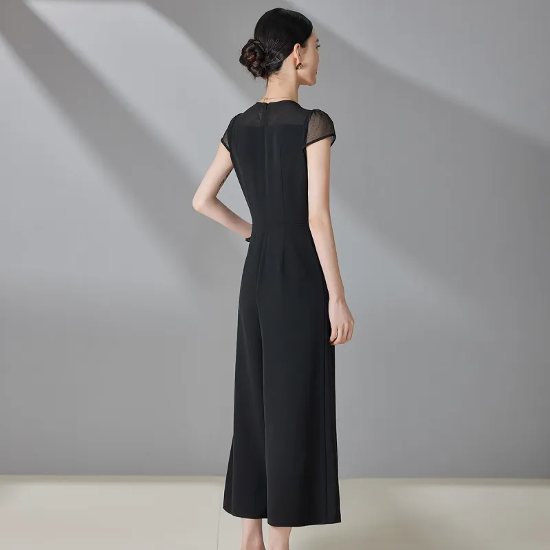 Hang Yi Court Jumpsuits Women's Black-1