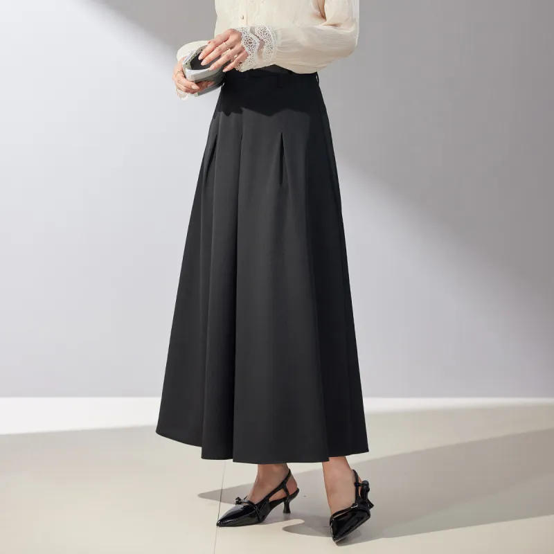 Hang Yi Court Casual Long Skirt Women's-3