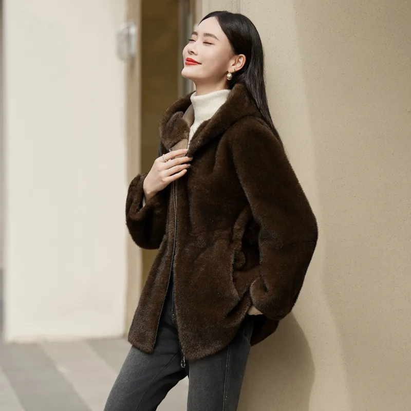 Hang Yi Court Velvet feel Coat Women's-7