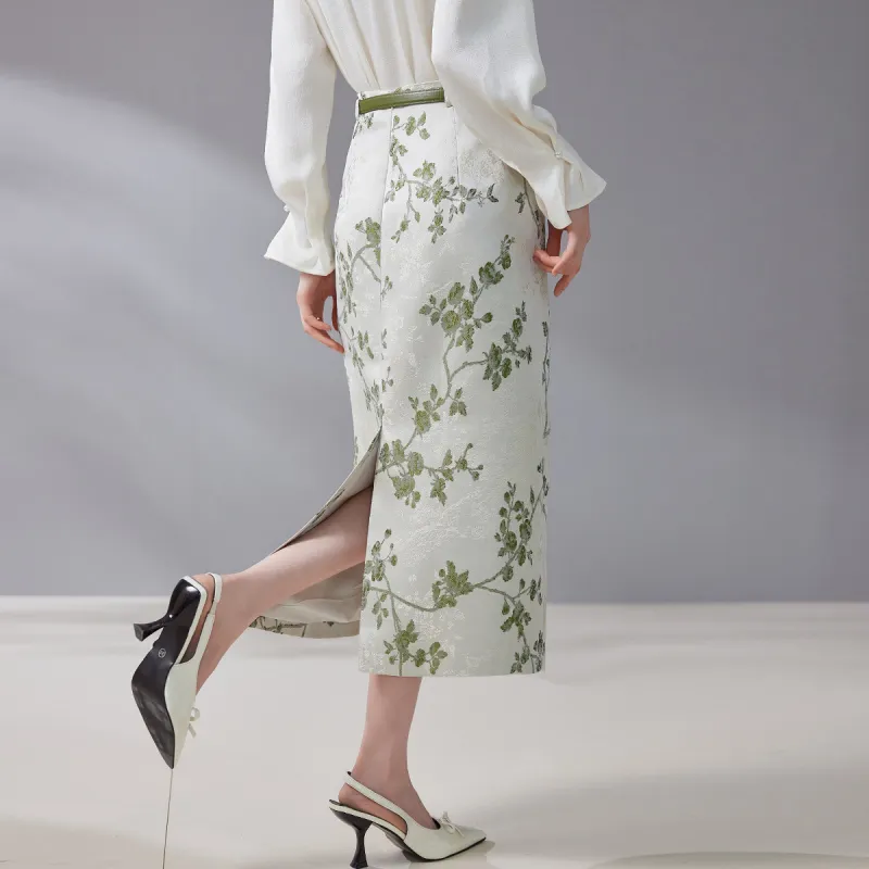 Hang Yi Court Casual Long Skirt Women's-1