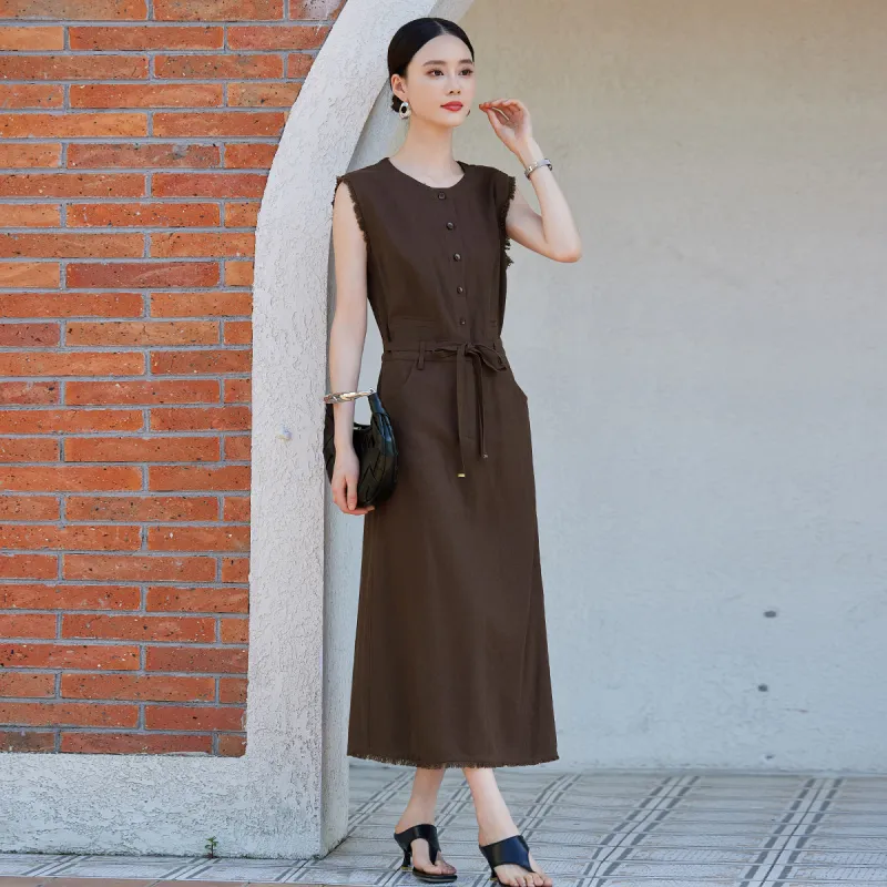 Hang Yi Court Sleeveless Dress Women's-4