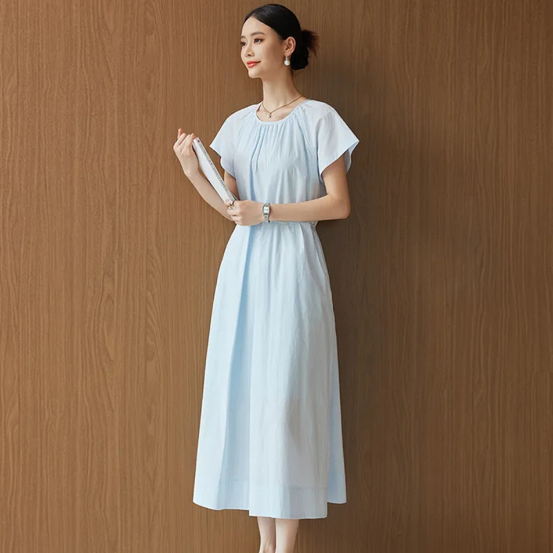 Hang Yi Court Short Sleeved Dress Women's-3