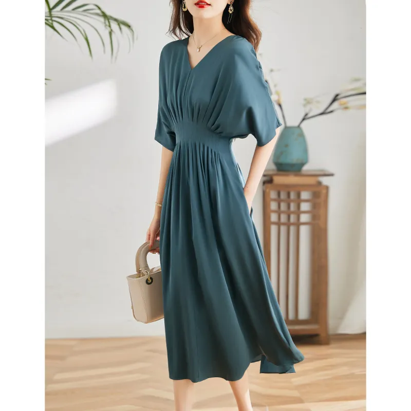 Hang Yi Court Short Sleeved Dress Women's-3