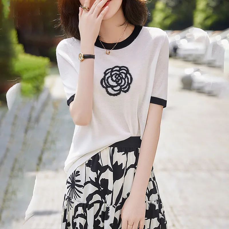 BILISISHANYANG T Shirts Women's White-3