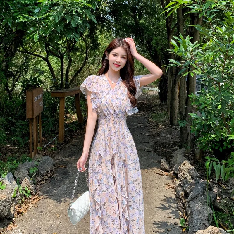 BILISISHANYANG Short Sleeved Dress Women's-6