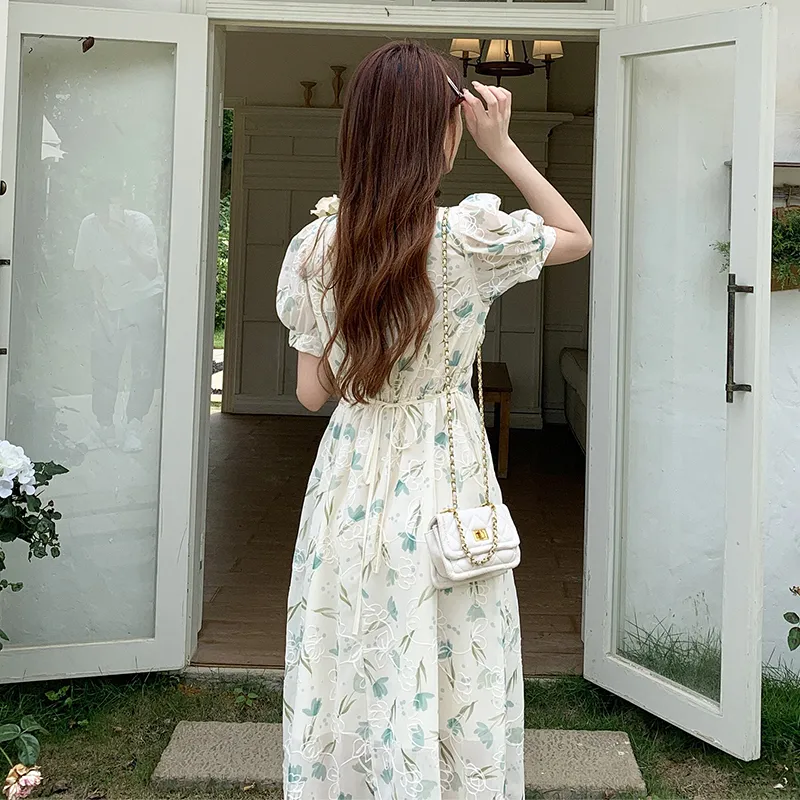 BILISISHANYANG Short Sleeved Dress Women's-6