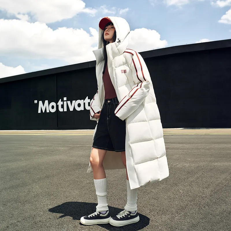 Anta Life Collection Down Jacket Unisex Ivory White-2