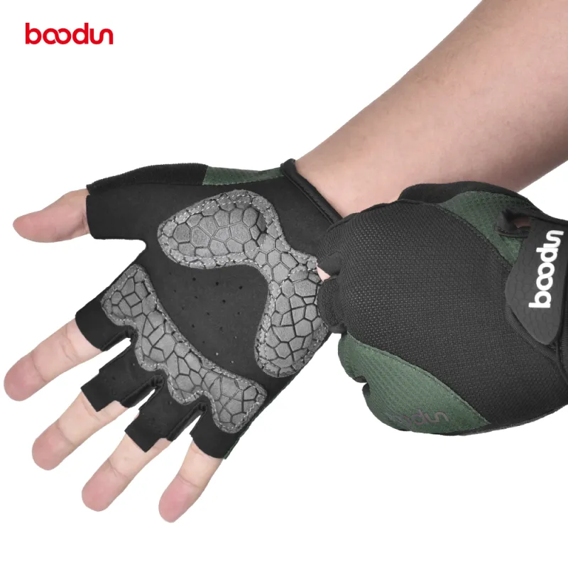 BOODUN Riding Equipment Cycling Glove Outdoor Sports Unisex Microfiber Suede Printing Silicone S/M/L/XL-6