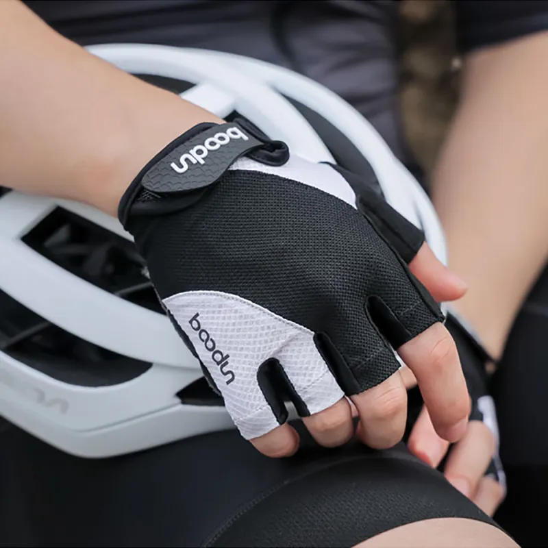 BOODUN Riding Equipment Cycling Glove Outdoor Sports Unisex Microfiber Suede Printing Silicone S/M/L/XL-10