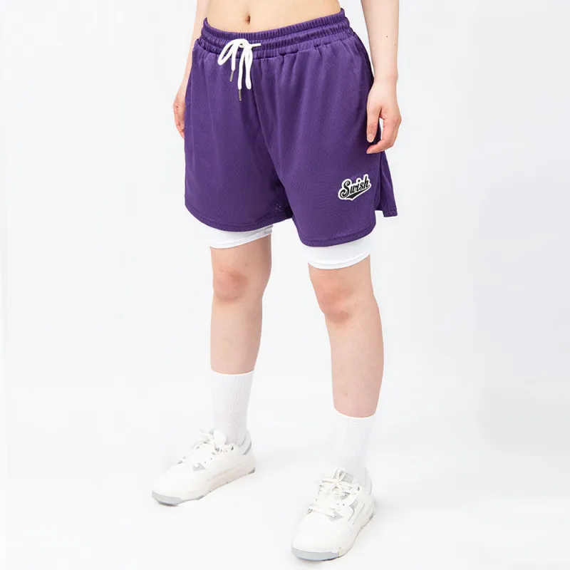 SWISH THE BALL IN Basketball Shorts Unisex-18