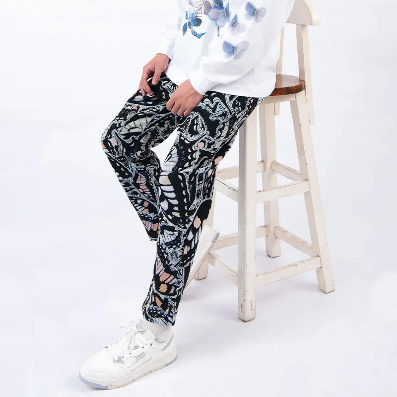 SWISH THE BALL IN Casual Pants Unisex Black-3