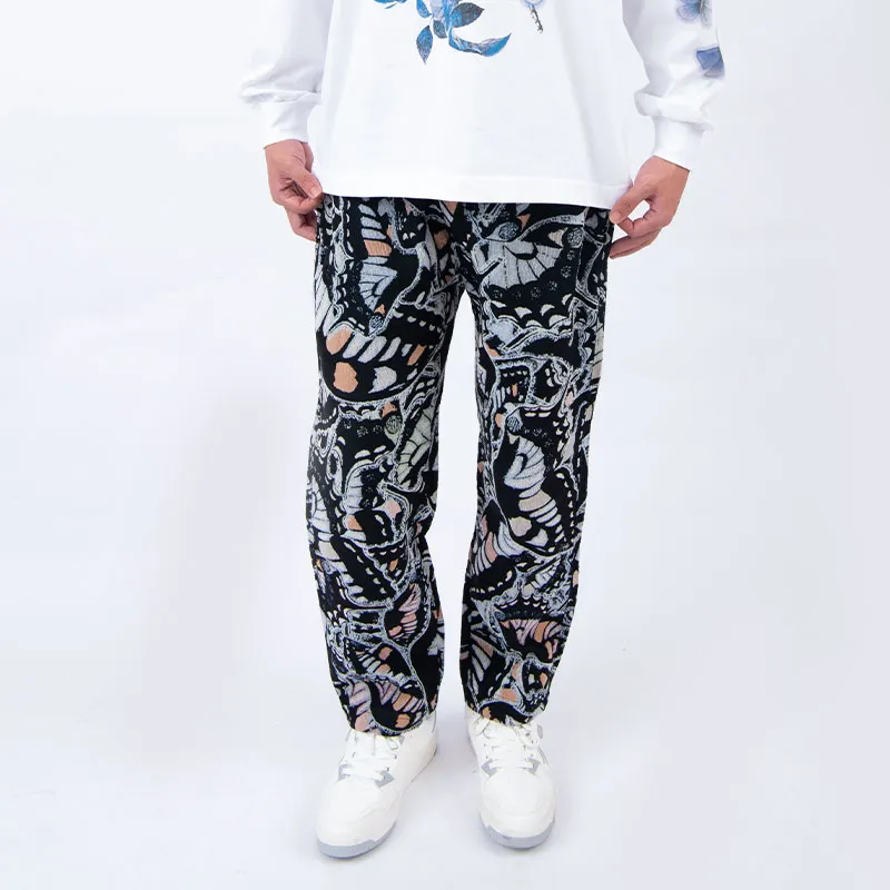 SWISH THE BALL IN Casual Pants Unisex Black-2