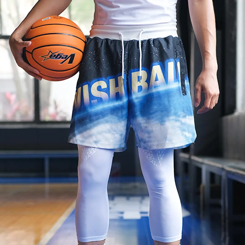 SWISH THE BALL IN Basketball Shorts Unisex-2