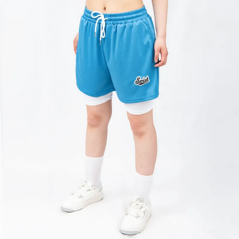 SWISH THE BALL IN Basketball Shorts Unisex-13