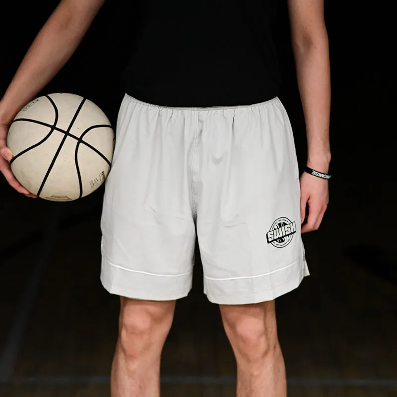 SWISH THE BALL IN Basketball Shorts Unisex-3