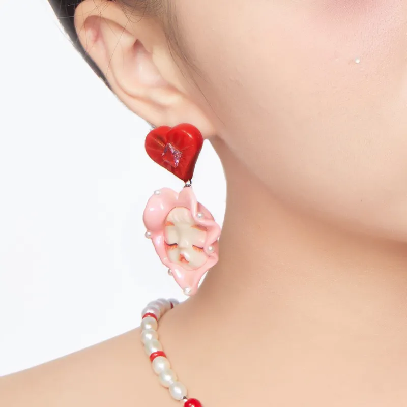 QUANDO S925 Silver Earrings Women's-3