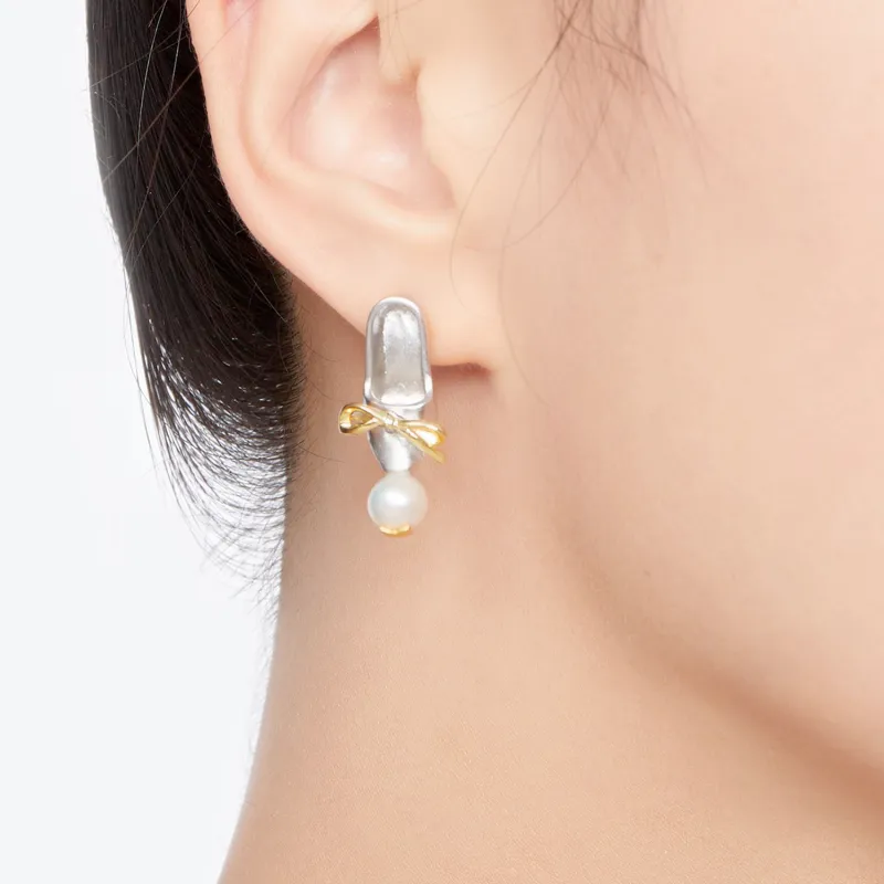 QUANDO S925 Silver Earrings Women's-6