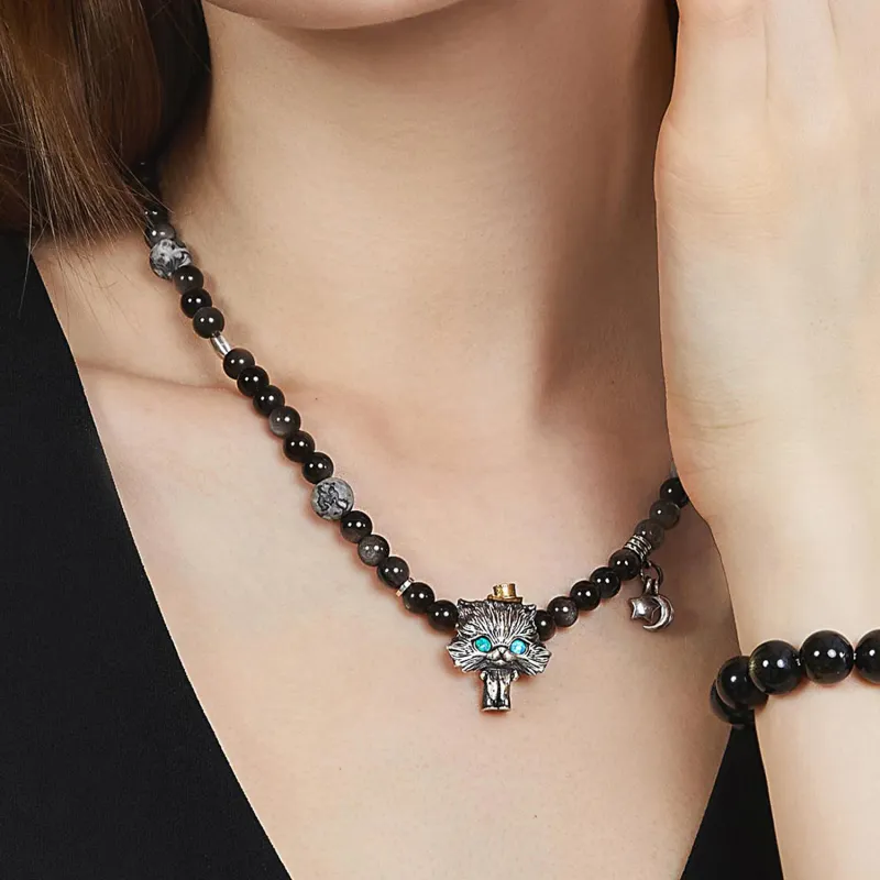 QUANDO S925 Silver Necklaces Unisex-4