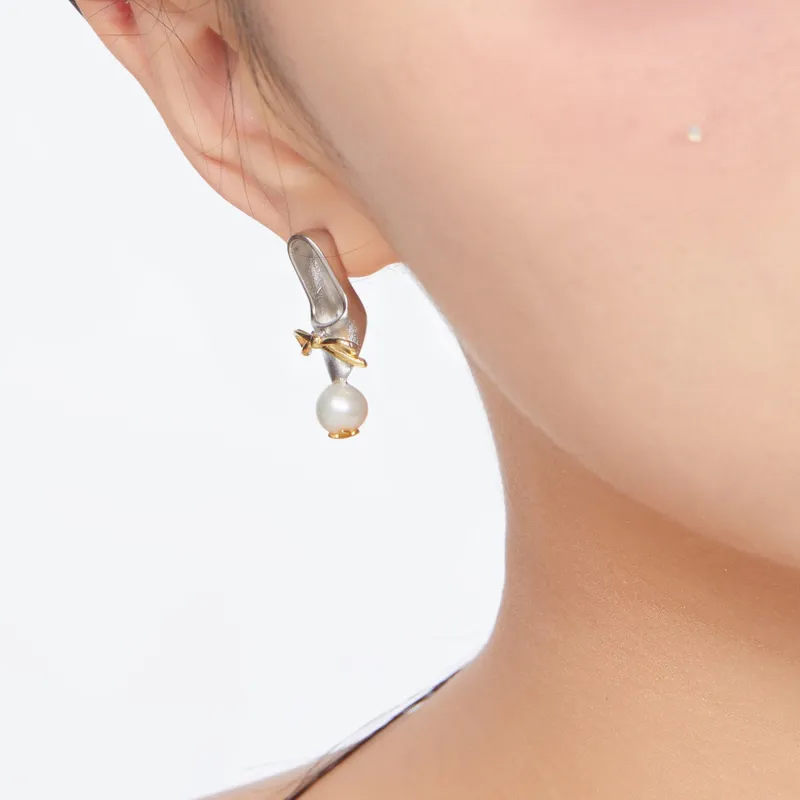 QUANDO S925 Silver Earrings Women's-3