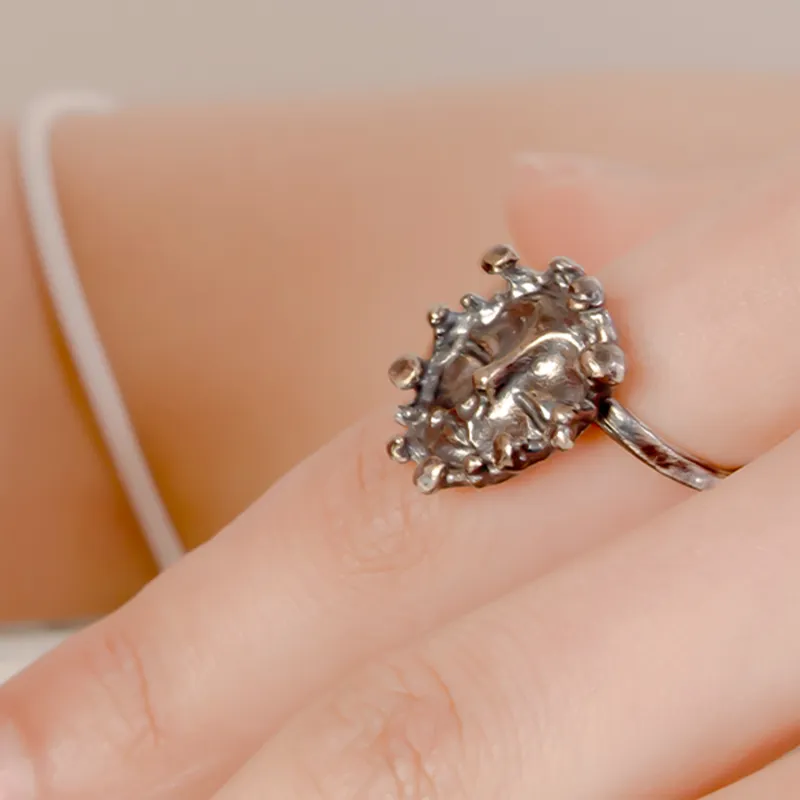 QUANDO S925 Silver Rings Unisex-3