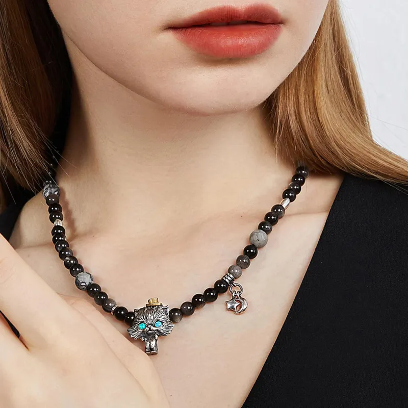 QUANDO S925 Silver Necklaces Unisex-3