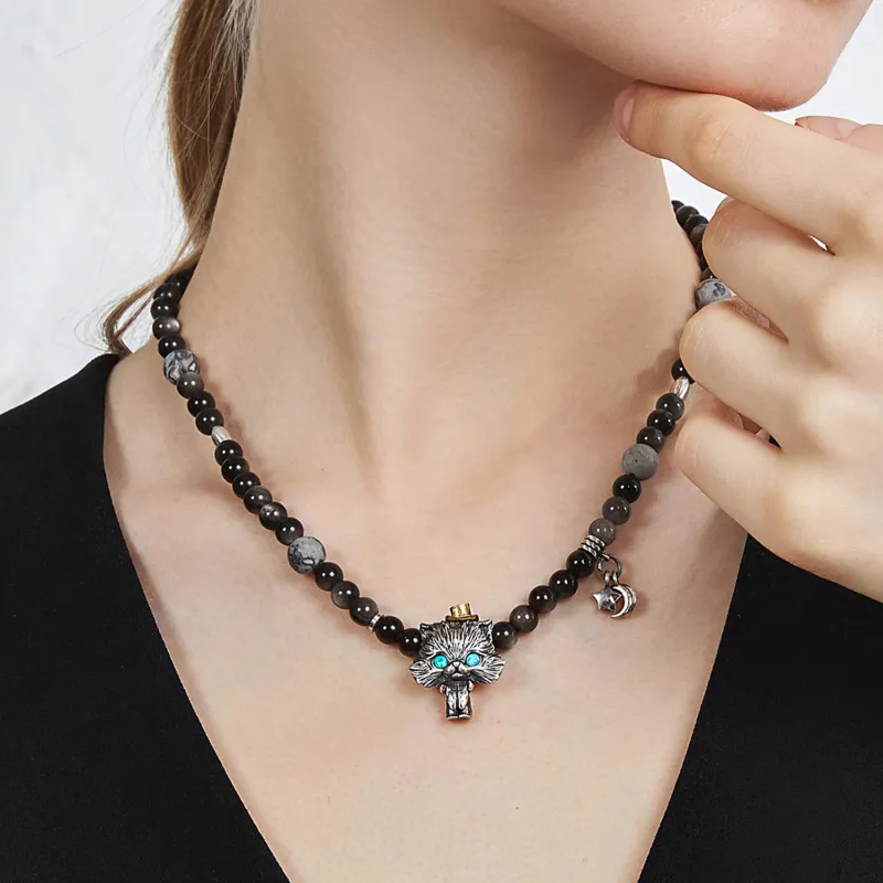 QUANDO S925 Silver Necklaces Unisex-2