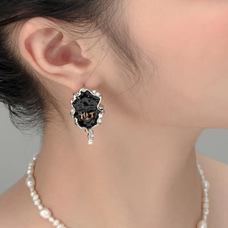 QUANDO S925 Silver Stud Earrings Women's-3