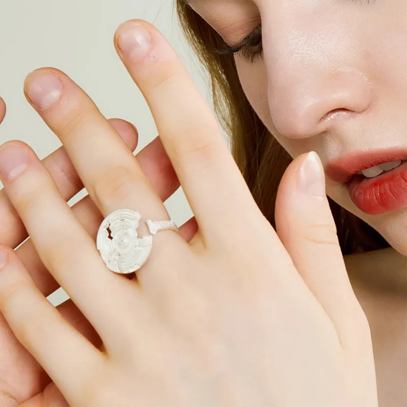 QUANDO S925 Silver Rings Unisex-5