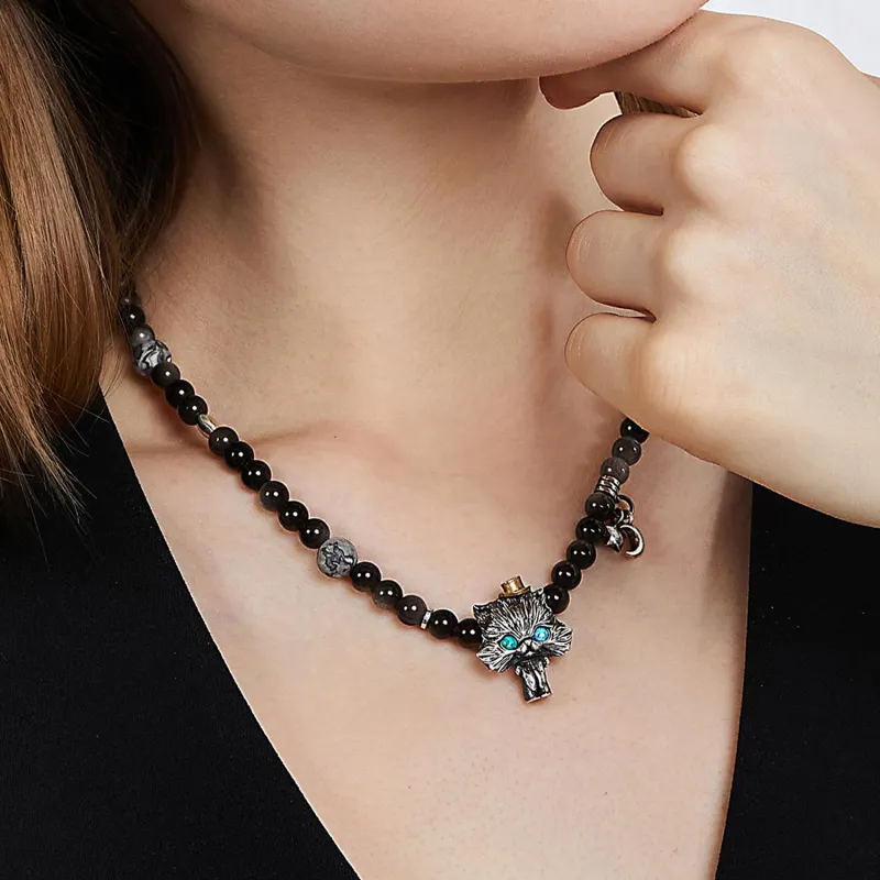 QUANDO S925 Silver Necklaces Unisex-5
