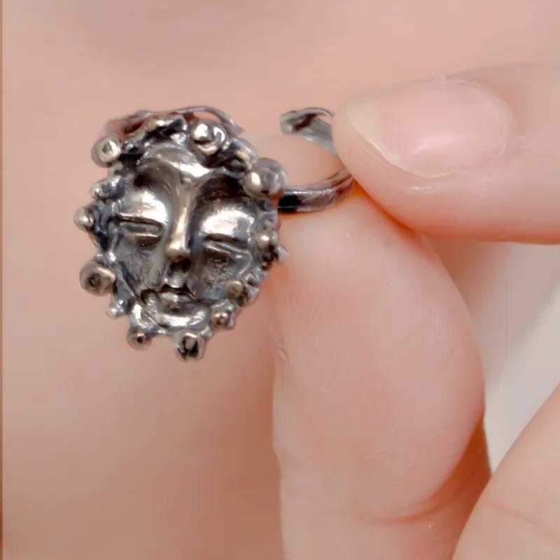 QUANDO S925 Silver Rings Unisex-5