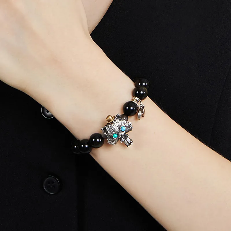 QUANDO S925 Silver Bracelets Unisex-7
