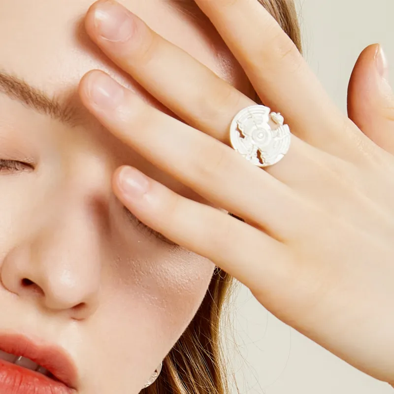 QUANDO S925 Silver Rings Unisex-6