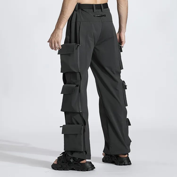 NORVINCY Western Outdoor Tactical Black Warrior Cargo Pants Men's-6