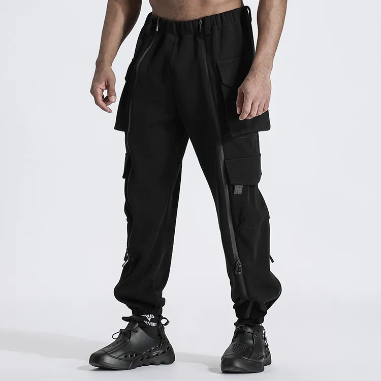 NORVINCY Trendy Solid Color Versatile Outdoor Cargo Pants Unisex-2