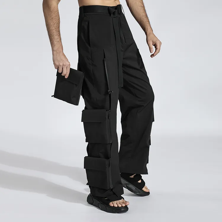 NORVINCY Western Outdoor Tactical Black Warrior Cargo Pants Men's-3