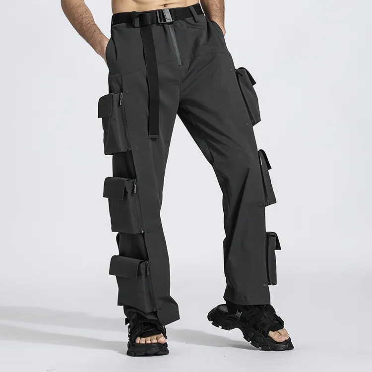 NORVINCY Western Outdoor Tactical Black Warrior Cargo Pants Men's-7