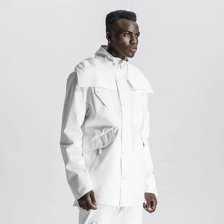 NORVINCY Mecha Workwear Trendy Jackets & Coats Unisex-3
